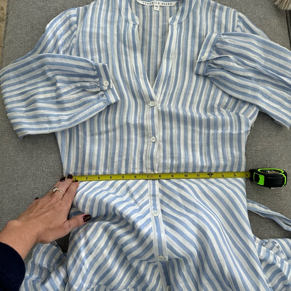 linen and silk Veronica beard dress size 4. The Jenna dress - Picture 7 of 10